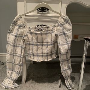 Plaid Blouse